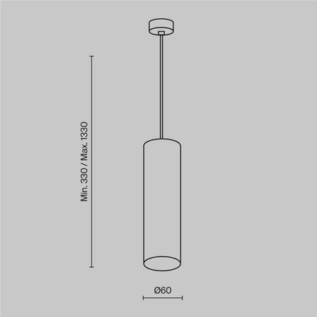 Lampadario-A-Sospensione-Moderno-Focus-Alluminio-Bianco-1-Luce-Gu10-10W