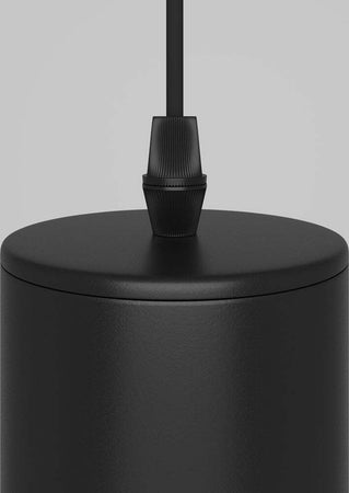 Lampadario-A-Sospensione-Moderno-Focus-Alluminio-Nero-1-Luce-Gu10-10W