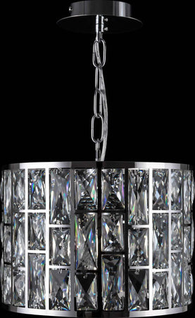 Lampadario-A-Sospensione-Moderno-Gelid-Metallo-Cromo-Cristallo-1-Luce-E27-60W