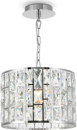 Lampadario-A-Sospensione-Moderno-Gelid-Metallo-Cromo-Cristallo-1-Luce-E27-60W