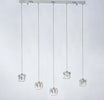 Lampadario-A-Sospensione-Moderno-Glacier-5-Luci-Metallo-Cromo-Cristallo-Led-18W