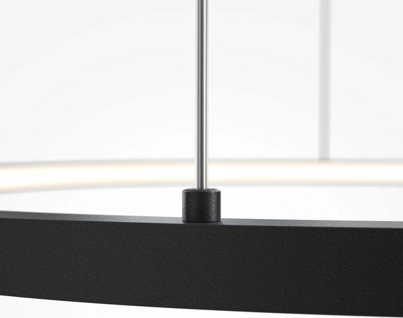 Lampadario-A-Sospensione-Moderno-Glint-Alluminio-Nero-Luce-Led-36W