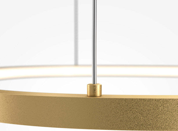 Lampadario-A-Sospensione-Moderno-Glint-Alluminio-Ottone-Luce-Led-24W