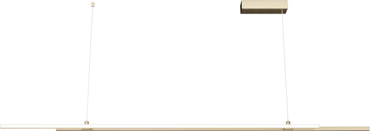 Lampadario-A-Sospensione-Moderno-Halo-Alluminio-Ottone-2-Luci-Led-48W