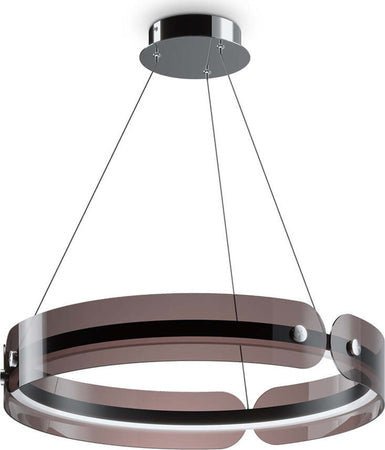 Lampadario-A-Sospensione-Moderno-Interstellar-Metallo-Grigio-Luce-Led-35W