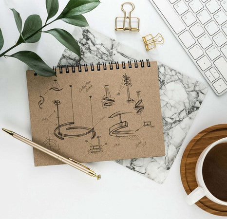 Lampadario-A-Sospensione-Moderno-Line-Alluminio-Nero-3-Luci-Led-52W