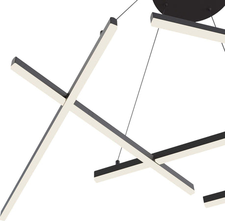 Lampadario-A-Sospensione-Moderno-Line-Alluminio-Nero-6-Luci-Led-79W