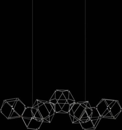 Lampadario-A-Sospensione-Moderno-Lucciola-Metallo-Acciaio-Inox-Led-7-Esagoni