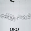 Lampadario-A-Sospensione-Moderno-Lucciola-Metallo-Oro-Led-21-Esagoni