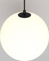 Lampadario-A-Sospensione-Moderno-Luna-Alluminio-Nero-Led-Integrato-5W-Calda