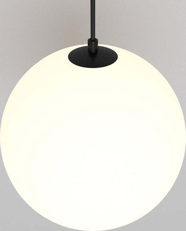 Lampadario-A-Sospensione-Moderno-Luna-Alluminio-Nero-Led-Integrato-5W-Calda