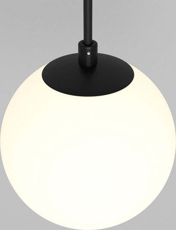Lampadario-A-Sospensione-Moderno-Luna-Alluminio-Nero-Luce-Led-Integrato-5W-Calda