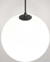 Lampadario-A-Sospensione-Moderno-Luna-Alluminio-Nero-Luce-Led-Integrato-5W-Ip20