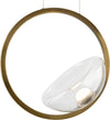 Lampadario-A-Sospensione-Moderno-Lunare-Metallo-Ottone-Vetro-Luce-Led-5W