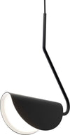 Lampadario-A-Sospensione-Moderno-Mollis-Metallo-Nero-Acrilico-1-Luce-G9-7W