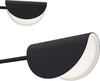 Lampadario-A-Sospensione-Moderno-Mollis-Metallo-Nero-Acrilico-8-Luci-G9-7W