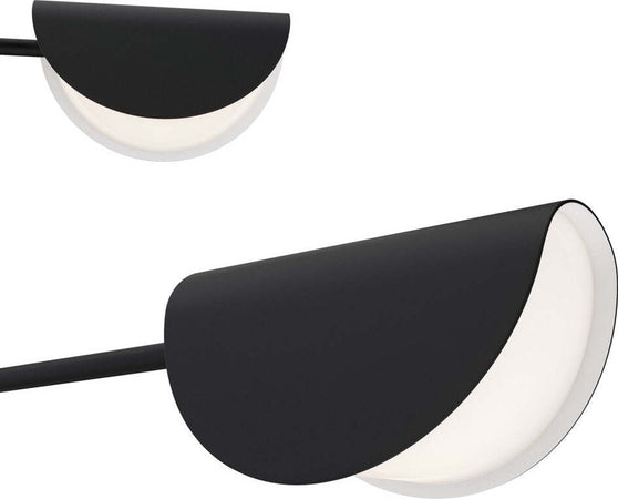 Lampadario-A-Sospensione-Moderno-Mollis-Metallo-Nero-Acrilico-8-Luci-G9-7W