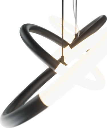 Lampadario-A-Sospensione-Moderno-Node-Metallo-Nero-4-Luci-Led-40W