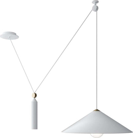 Lampadario-A-Sospensione-Moderno-Peso-Metallo-Bianco-1-Luce-E27-60W