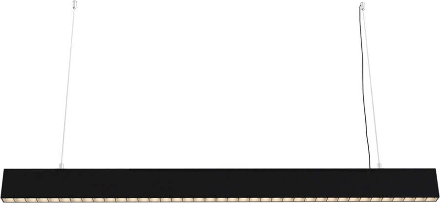 Lampadario-A-Sospensione-Moderno-Points-Alluminio-Nero-Luce-Led-Integrato-40W