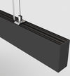 Lampadario-A-Sospensione-Moderno-Points-Alluminio-Nero-Luce-Led-Integrato-40W