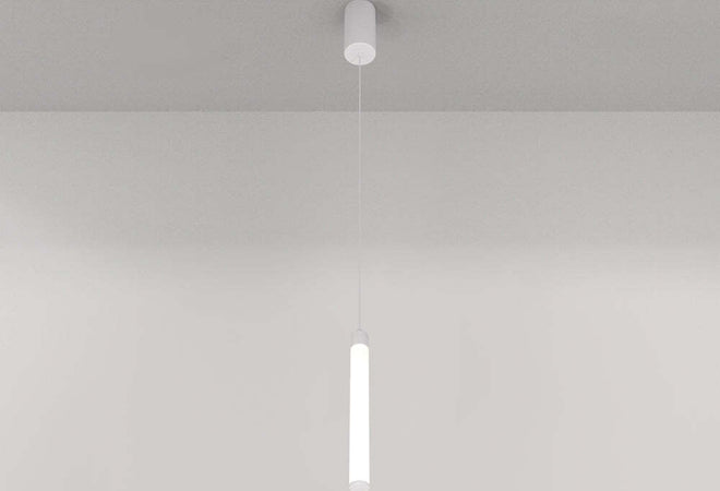 Lampadario-A-Sospensione-Moderno-Ray-Alluminio-Bianco-Luce-Led-Integrato-10W