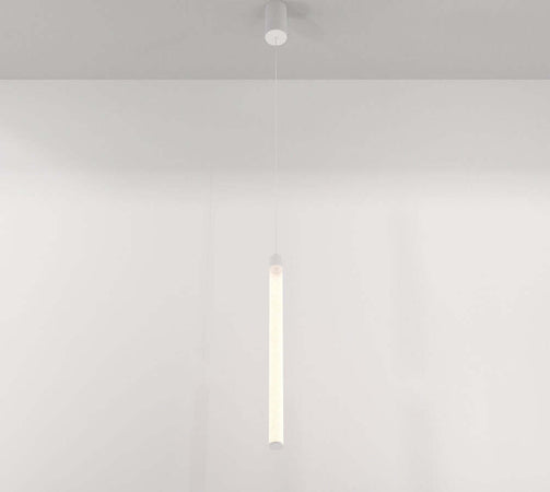 Lampadario-A-Sospensione-Moderno-Ray-Alluminio-Bianco-Luce-Led-Integrato-20W