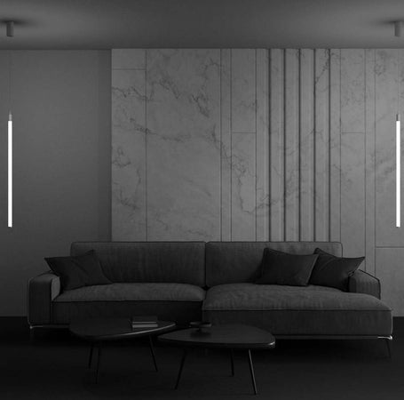 Lampadario-A-Sospensione-Moderno-Ray-Alluminio-Bianco-Luce-Led-Integrato-20W