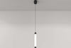 Lampadario-A-Sospensione-Moderno-Ray-Alluminio-Nero-Luce-Led-Integrato-10W
