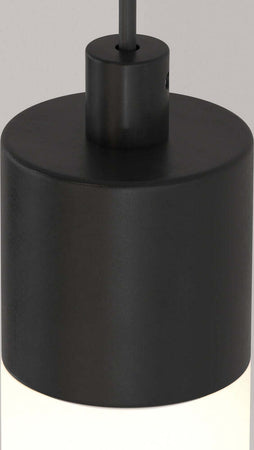 Lampadario-A-Sospensione-Moderno-Ray-Alluminio-Nero-Luce-Led-Integrato-10W