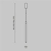 Lampadario-A-Sospensione-Moderno-Ray-Alluminio-Nero-Luce-Led-Integrato-10W