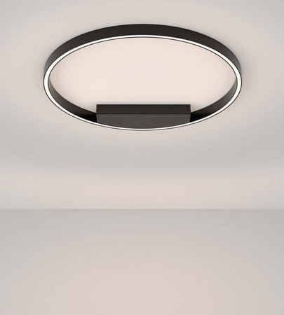 Lampadario-A-Sospensione-Moderno-Rim-Alluminio-Nero-1-Led-37W