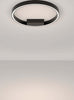 Lampadario-A-Sospensione-Moderno-Rim-Alluminio-Nero-1-Luce-Led-25W