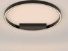Lampadario-A-Sospensione-Moderno-Rim-Alluminio-Nero-1-Luce-Led-37W