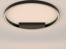 Lampadario-A-Sospensione-Moderno-Rim-Alluminio-Nero-1-Luce-Led-37W