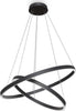 Lampadario-A-Sospensione-Moderno-Rim-Alluminio-Nero-2-Led-88W