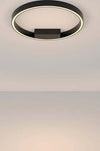 Lampadario-A-Sospensione-Moderno-Rim-Alluminio-Nero-2-Luci-Led-25W