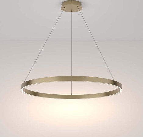 Lampadario-A-Sospensione-Moderno-Rim-Alluminio-Ottone-1-Led-51W