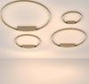 Lampadario-A-Sospensione-Moderno-Rim-Alluminio-Ottone-1-Luce-Led-25W
