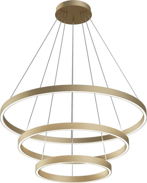 Lampadario-A-Sospensione-Moderno-Rim-Alluminio-Ottone-3-Led-115W