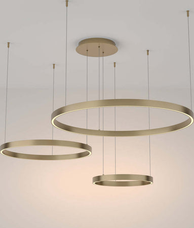 Lampadario-A-Sospensione-Moderno-Rim-Alluminio-Ottone-3-Luci-Led-115W