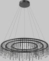 Lampadario-A-Sospensione-Moderno-Scintilla-3-Livelli-Ottone-Cromo-Nero-Led-64,8W