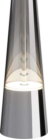 Lampadario-A-Sospensione-Moderno-Sintesi-Metallo-Cromo-Vetro-1-Luce-Led-12W