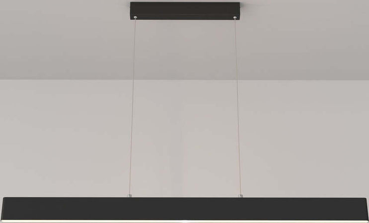 Lampadario-A-Sospensione-Moderno-Step-Metallo-Nero-Luce-Led-Integrato-30W