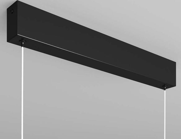 Lampadario-A-Sospensione-Moderno-Step-Metallo-Nero-Luce-Led-Integrato-30W