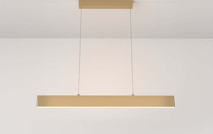 Lampadario-A-Sospensione-Moderno-Step-Metallo-Oro-Luce-Led-Integrato-23W-Calda