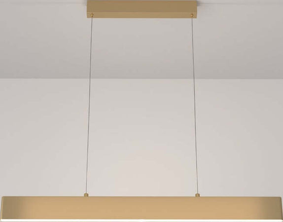 Lampadario-A-Sospensione-Moderno-Step-Metallo-Oro-Luce-Led-Integrato-23W-Fredda