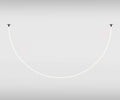 Lampadario-A-Sospensione-Moderno-Tau-Alluminio-Nero-Luce-Led-40W