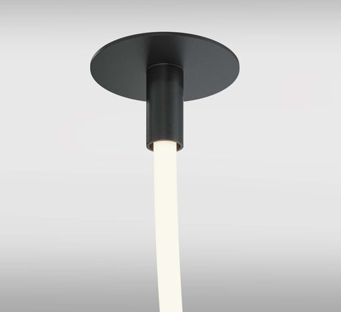 Lampadario-A-Sospensione-Moderno-Tau-Alluminio-Nero-Luce-Led-40W