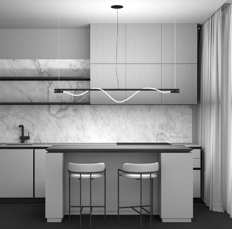 Lampadario-A-Sospensione-Moderno-Tau-Alluminio-Oro-Luce-Led-21W